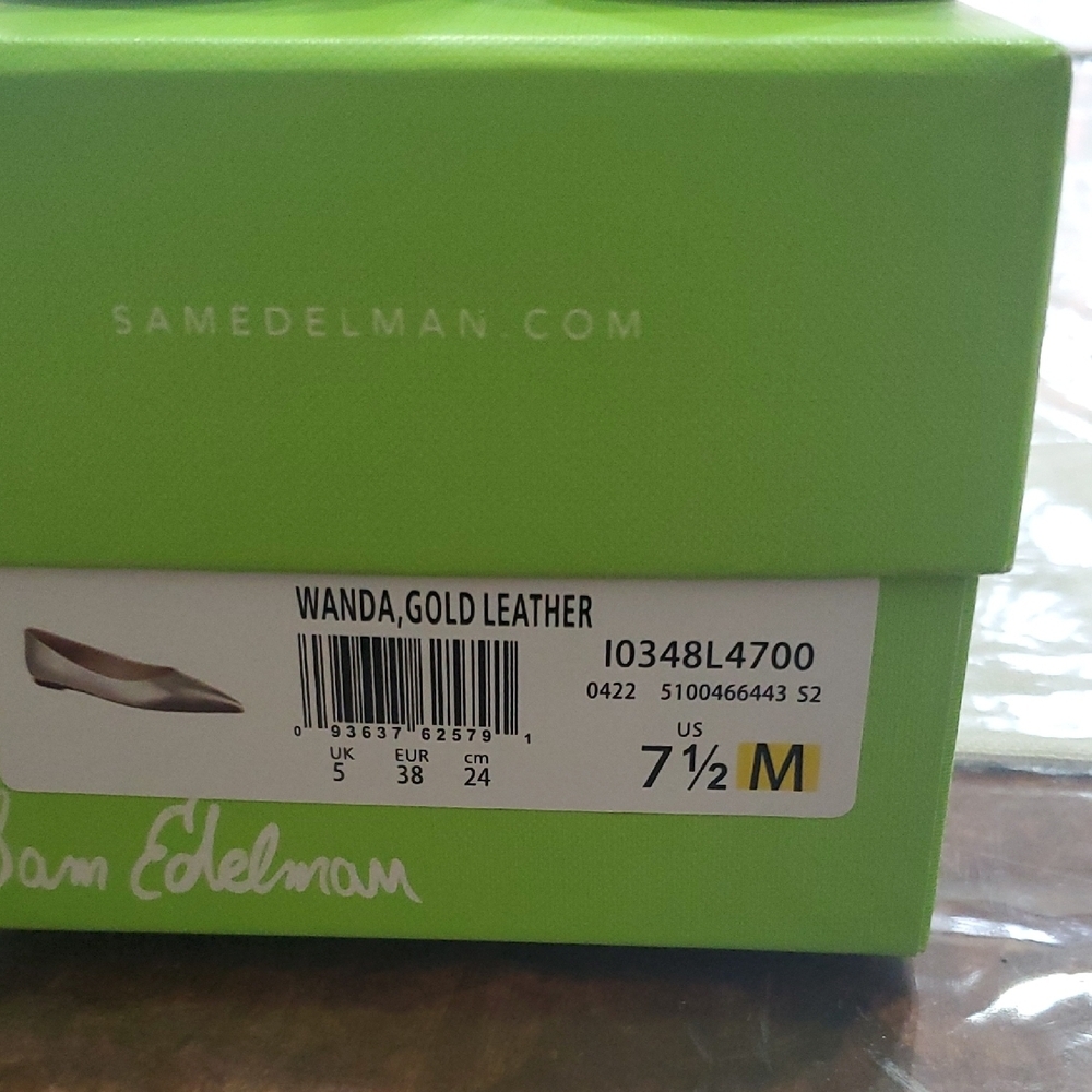 Sam Edelman Women's Metallic Flats - Picture 7 of 12
